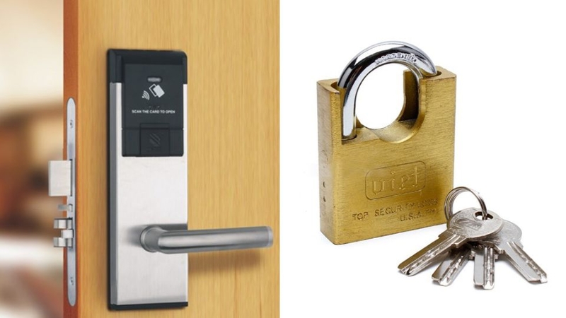 Nên chọn khóa điện tử hay khóa cơ