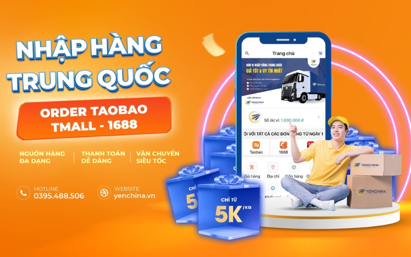 Yến China Logistics - Đơn vị cung cấp dịch vụ nhập hàng Taobao hộ về Việt Nam