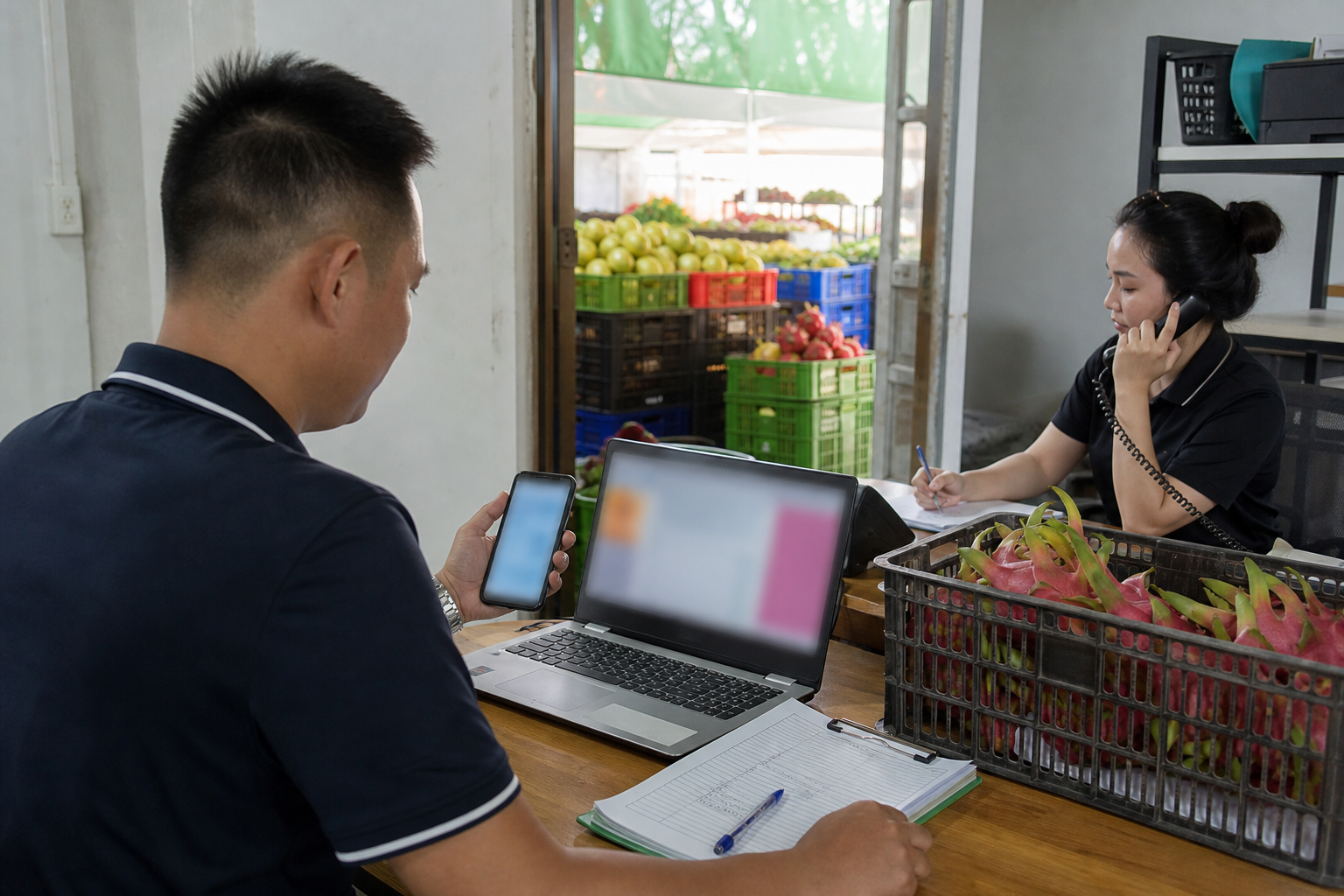 chatbot trả lời nguồn gốc nông sản 3